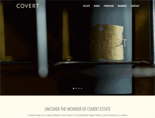 Tablet Screenshot of covertestate.com